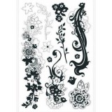 Tampons clear ornemental flowers