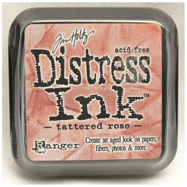 Encre distress Ranger Tim Holtz tattered rose 