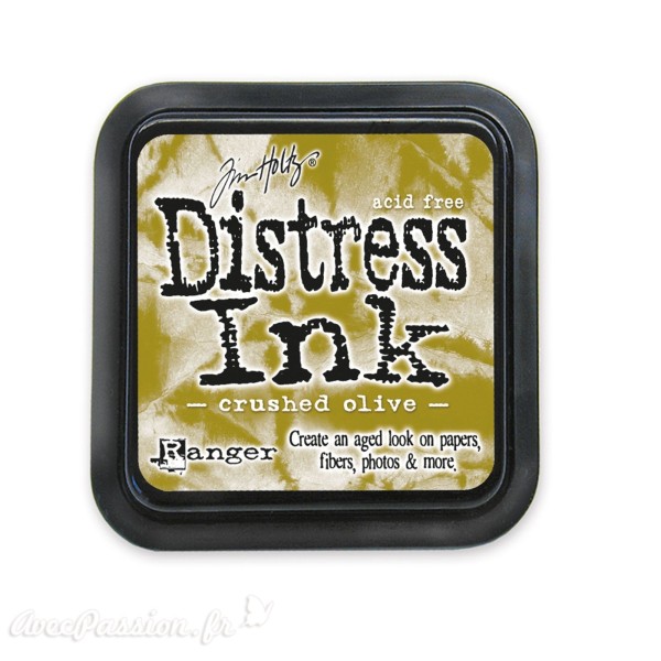 Encre distress Ranger Tim Holtz crushed olive