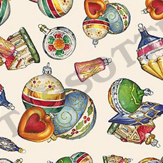 Papier tassotti motifs noël boules de noël Papier tassotti motifs noël boules de noël