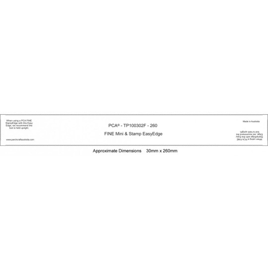 PCA Template FINE 260mm MiniStamp EasyEdge