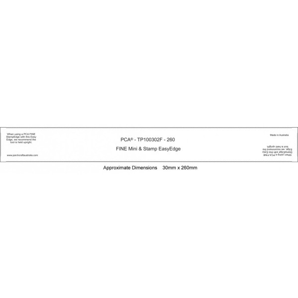 PCA Template FINE 260mm MiniStamp EasyEdge