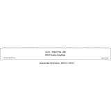 PCA Template BOLD 260mm droit épais scallop EasyEdge coquille