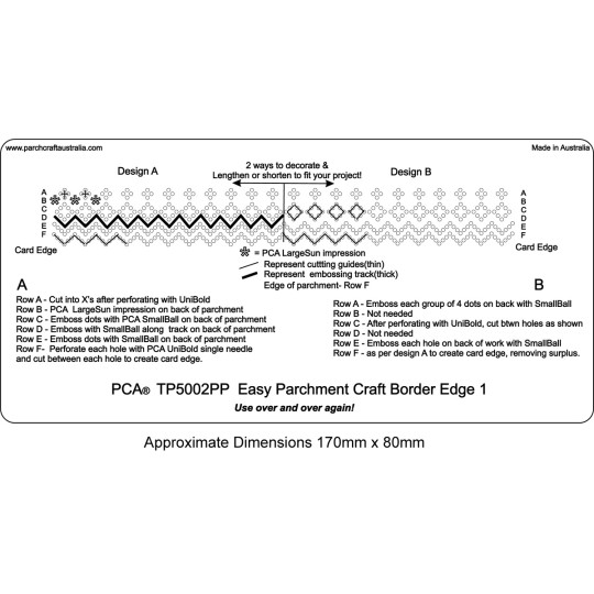 PCA Template Facile dentelle bordure