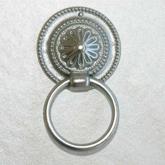 Cartonnage poignée bouton argent mat 37mm x1 Cartonnage poignée bouton argent mat 37mm x1