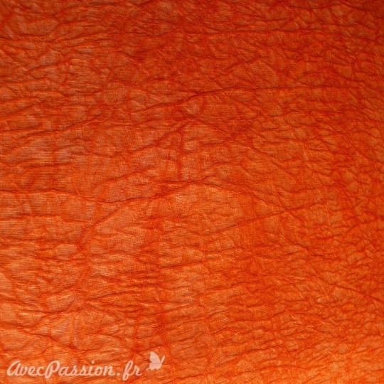 Papier cristal rouge orangé 48x70cm c21 Papier cristal rouge orangé 48x70cm c21