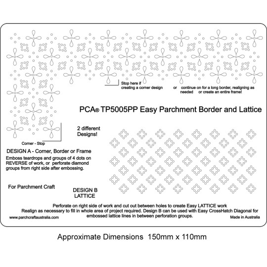 PCA Template Border Parchemin Easy & Lattice PCA Template Border Parchemin Easy & Lattice