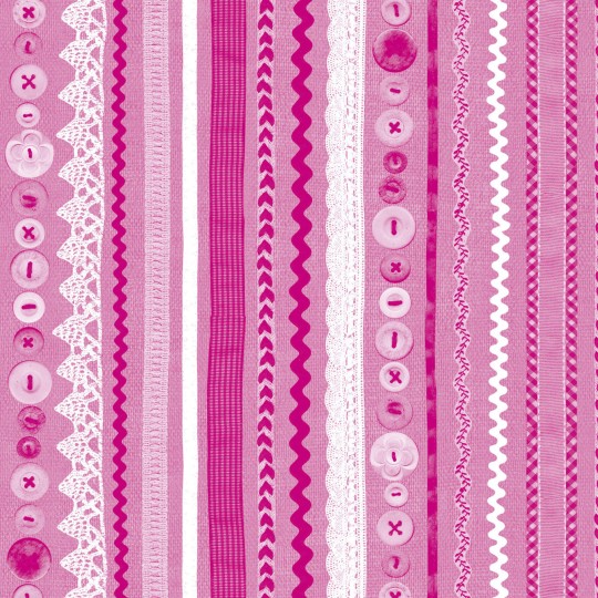 Feuille décopatch 30x40cm fond blanc bandes rose et blanc Feuille décopatch 30x40cm fond blanc bandes rose et blanc