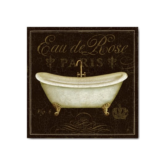 Carte Postale 14x14 cm Daphné Brissonnet bain de luxe II Carte Postale 14x14 cm Daphné Brissonnet bain de luxe II