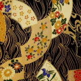 Papier japonais éventail doré 50x70cm