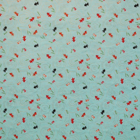 Papier japonais poissons rouges 50x70cm Papier japonais poissons rouges 50x70cm