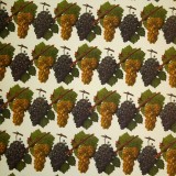 Papier tassotti motifs raisins 50x70cm
