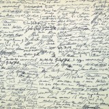 Papier tassotti à motifs signatures bleu