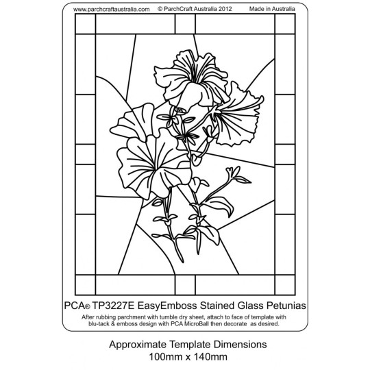 PCA Template GAUFRAGE petunias