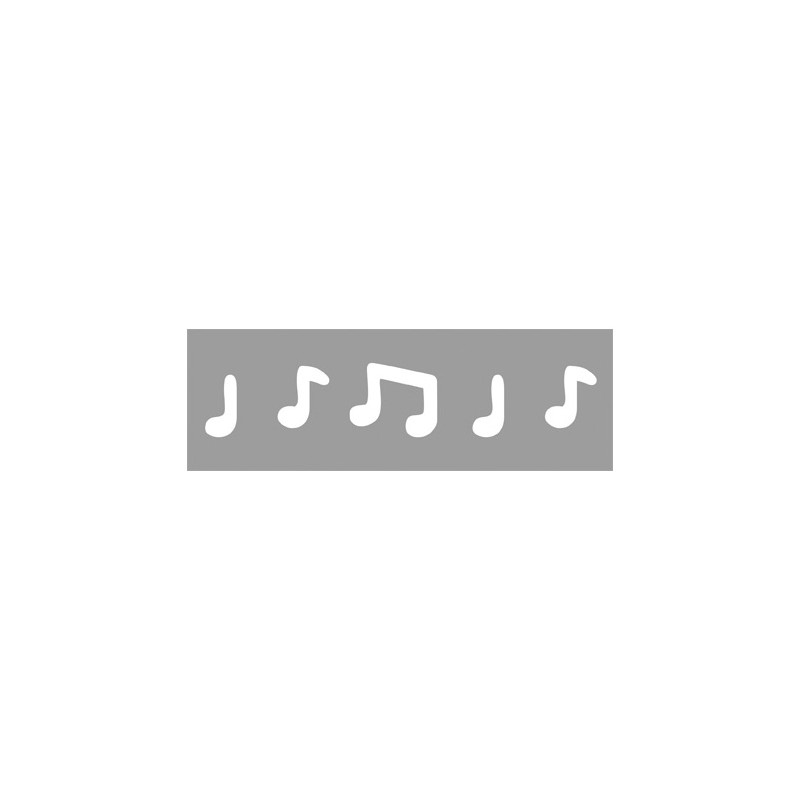 Perforatrice de bordures notes de musique 1 x 4 cm