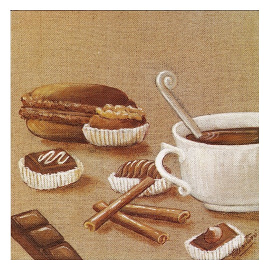 Carte postale catherine martini 15x15cm café gateau Carte postale catherine martini 15x15cm café gateau