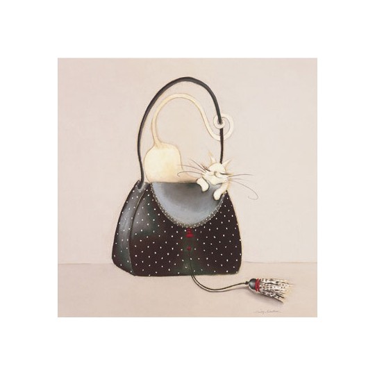Carte postale Robertson 30x30 the cat out of the bag I Carte postale Robertson 30x30 the cat out of the bag I