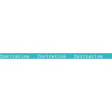 Ruban adhésif washi masking tape bleu invitation 10mmx10m