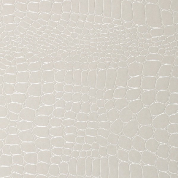 Papier Skivertex simili cuir crocodile blanc papier-fantaise-cartonnage-papier-meuble-carton