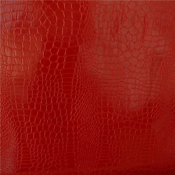 Papier Skivertex simili cuir crocodile rouge