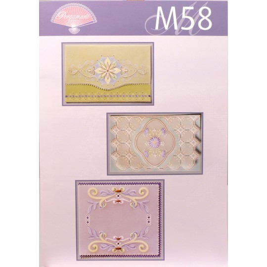 Pergamano modèles M58 patron peindre avec tinta pastel