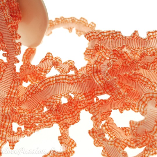 Ruban élastique orange 16mm Ruban élastique orange 16mm