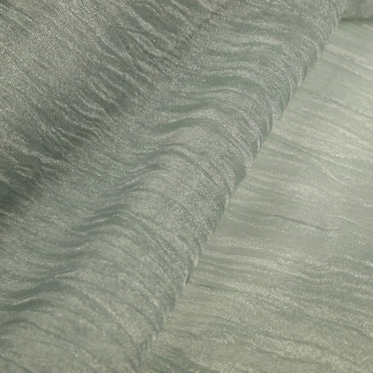 Tissu argent grisé froissé mineral 38cmx2.5m Tissu argent grisé froissé mineral 38cmx2.5m