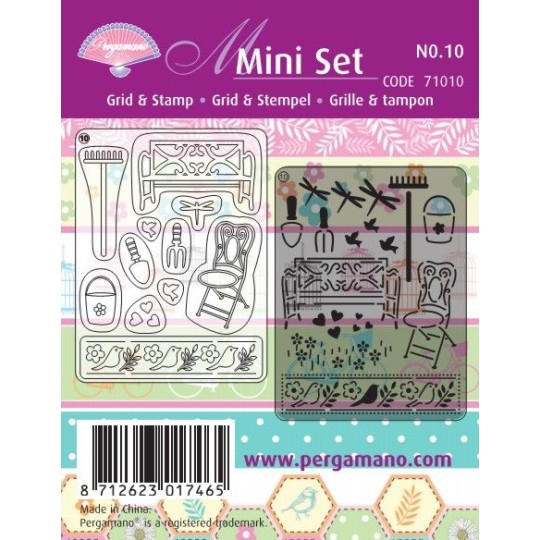 Pergamano kit de réalisations de cartes jardin d'été 71010