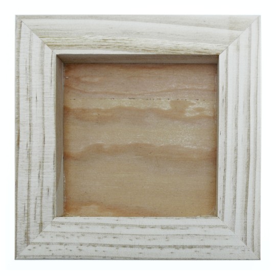 Cadre bois brut objets et création en relief Cadre bois brut objets et création en relief