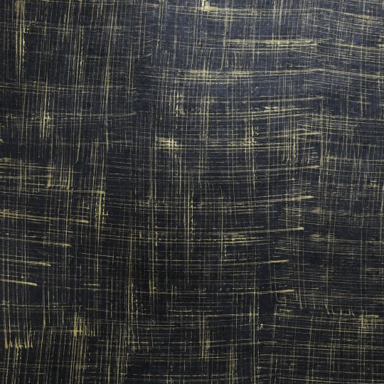 Papier népalais lokta chiné noir et or Papier népalais lokta chiné noir et or