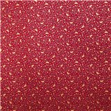 Papier fantaisie cherry rouge motifs or