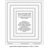 Template PCA gabarit percé piquage cadre rectangle fente bord fin