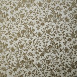 Papier tassotti motifs petites feuilles dorées