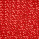 Papier japonais washi fleurs blanches fond rouge