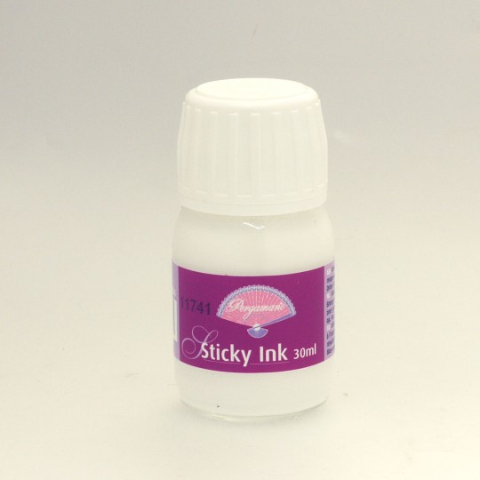 Pergamano Sticky ink colle paillettes 41806