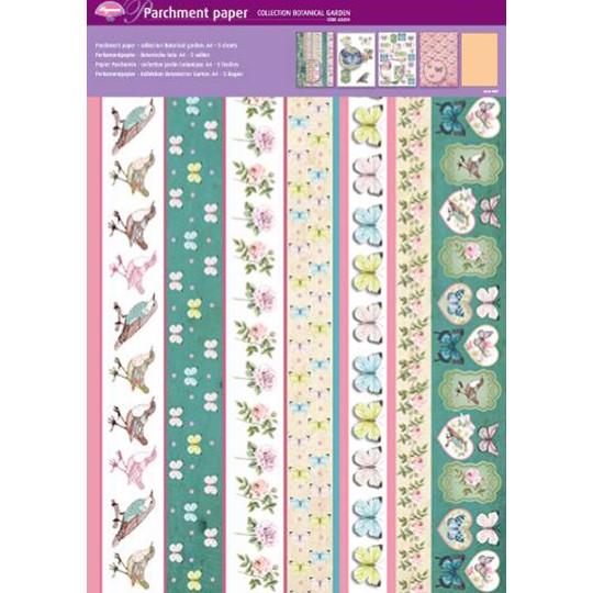 Pergamano assortiment papier parchemin jardin botanique 62604 5f Pergamano assortiment papier parchemin jardin botanique 62604 5f