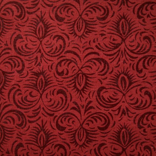 Papier fantaisie jasmine rouge Papier fantaisie jasmine rouge