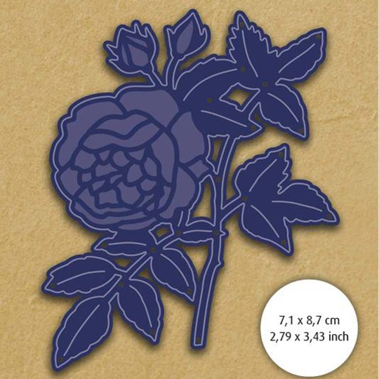 Dies découpe gaufrage matrice Aurélie bouquet de roses Dies découpe gaufrage matrice Aurélie bouquet de roses