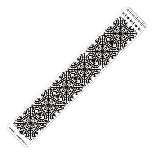 Siesta grille parchemin règle 4x25cm SPB001LR