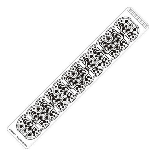 Siesta grille parchemin règle 4x25cm SPB005LR Siesta grille parchemin règle 4x25cm SPB005LR