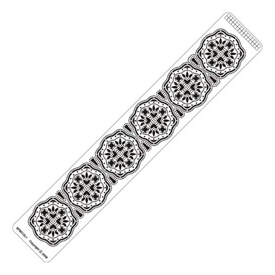 Siesta grille parchemin règle 4x25cm SPB012LR Siesta grille parchemin règle 4x25cm SPB012LR