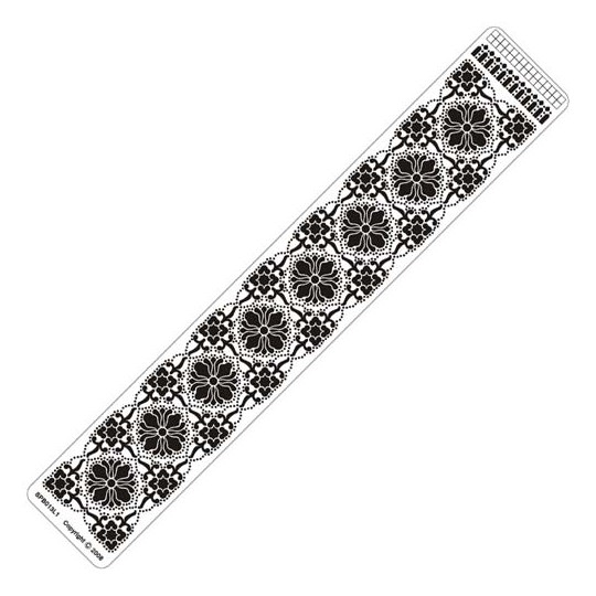 Siesta grille parchemin règle 4x25cm SPB013LR Siesta grille parchemin règle 4x25cm SPB013LR