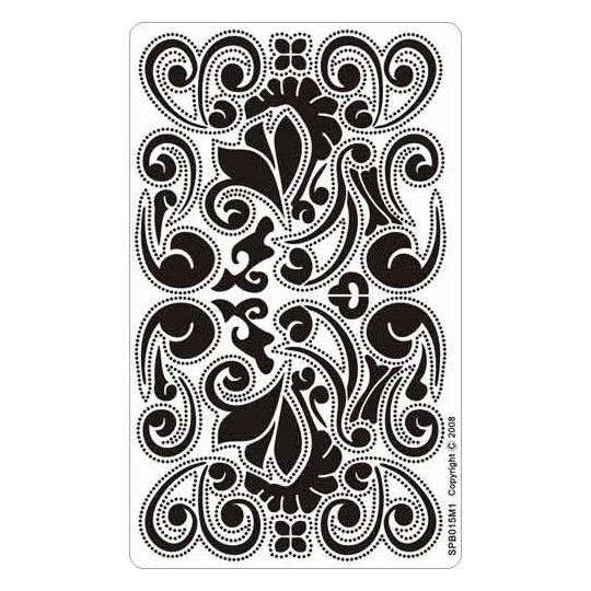 Siesta grille parchemin fond de carte 8x14cm SPB015M
