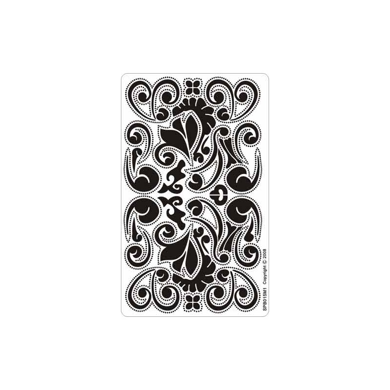 Siesta grille parchemin fond de carte 8x14cm SPB015M