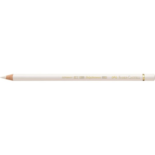 Crayon Faber Castell polychromos blanc 101 à l'unité