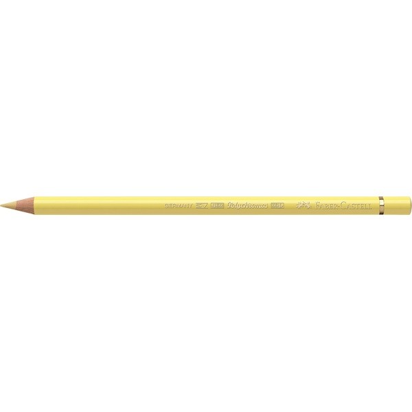 Crayon Faber Castell polychromos jaune paille 102 à l'unité