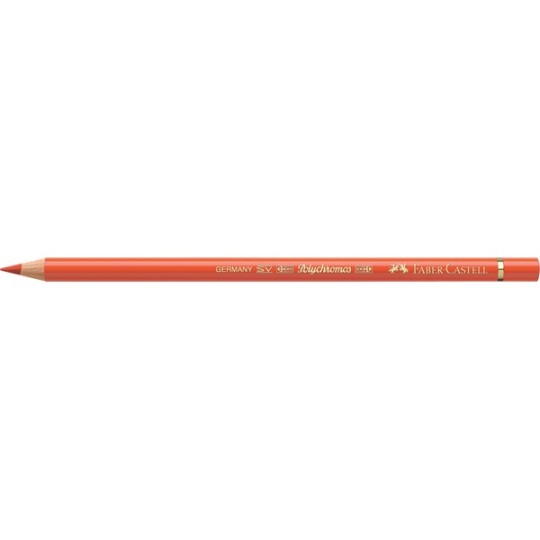 Crayon Faber Castell polychromos orange cadmium foncé 115 à l'unité