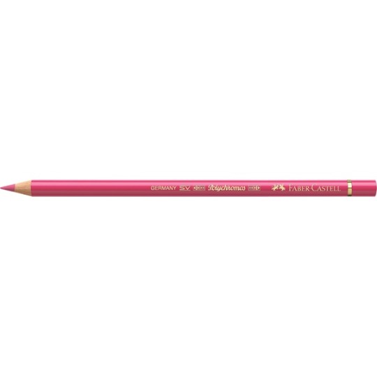 Crayon Faber Castell polychromos carmin rosé 124 à l'unité