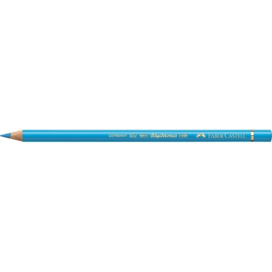 Crayon Faber Castell polychromos bleu phtalo clair 145 à l'unité