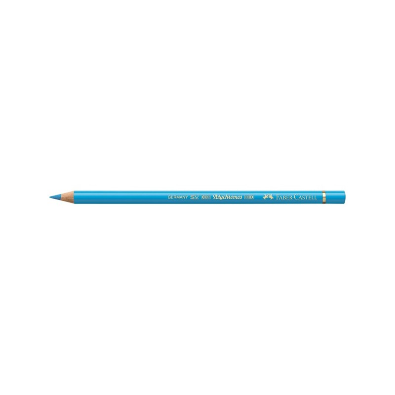 Crayon Faber Castell polychromos bleu phtalo clair 145 à l'unité